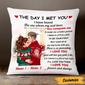 Personalized Christmas Couple Pillow The Day I met You Love Forever Gift For Lovers Boyfriend Girlfriend Husband And Wife