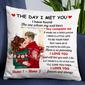 Personalized Christmas Couple Pillow The Day I met You Love Forever Gift For Lovers Boyfriend Girlfriend Husband And Wife