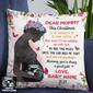 Personalized Baby Ultrasound Mom Dad Pillow
