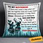 Personalized Hunting Lovers, Gift For Wife Girlfriend, Deer Hunting Husband Boyfriend, Anniversary Gift, Deer Couple Together Pillow