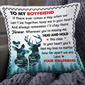 Personalized Hunting Lovers, Gift For Wife Girlfriend, Deer Hunting Husband Boyfriend, Anniversary Gift, Deer Couple Together Pillow