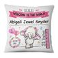 Personalized Elephant Baby Mom Grandma Son Grandson Daughter Granddaughter Pillow