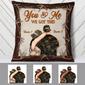 Personalized Deer Hunting Couple You And Me We Got This Pillow