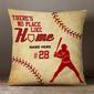 Personalized Gift For Baseball Lover, Baseball Player, Love Baseball Home Pillow
