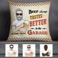 Personalized Thing Tastes Better In The Garage Pillow