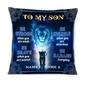 Personalized Dad Grandpa To My Son Grandson Lion Pillow