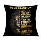 Personalized Dad Grandpa To My Son Grandson Pillow