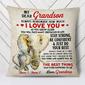 Personalized Mom Grandma To My Son Grandson Elephant Pillow