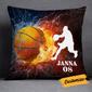 Personalized Gift For Baseball Lovers, Birthday Gift, Love Basketball Pillow