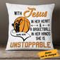 Personalized Basketball Gift For Basketball Fan, Love Basketball Pillow
