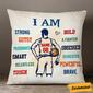 Personalized Love Basketball Player Pillow