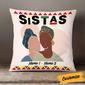 Personalized Best Friends Gifts, Best Friend, To My Bestie Sistas Pillow, Best Friend Birthday Gift, Moving Away Gift