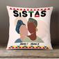 Personalized Best Friends Gifts, Best Friend, To My Bestie Sistas Pillow, Best Friend Birthday Gift, Moving Away Gift