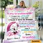 Personalized Unicorn Mom Grandma Son Daughter Grandson Granddaughter Blanket