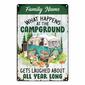 Personalized Gift For Campers, Camping  Garden Metal Sign