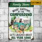 Personalized Gift For Campers, Camping  Garden Metal Sign