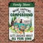 Personalized Gift For Campers, Camping  Garden Metal Sign