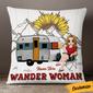 Personalized Love Camping Wander Woman Pillow