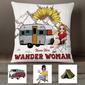 Personalized Love Camping Wander Woman Pillow
