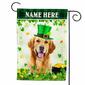 Personalized Dog  Photo St Patrick's Day Flag