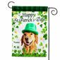 Personalized St Patrick's Day Dog Cat Photo Flag