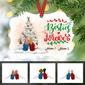 Personalized Besties Forever Christmas MDF Ornament