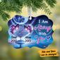 Personalized Butterfly Memorial I Am Always With You Benelux Ornament