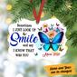 Personalized Angel In Heaven Gifts, Butterfly Memorial Mom Dad Gifts, In Loving  Smile Benelux Ornament
