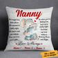 Personalized Elephant Gift For Grandma  Pillow