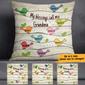 Personalized My Blessings Call Me Grandma  Pillow