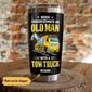 Personalized Tow Truck Steel Tumbler