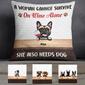 Personalized Cannot Survive Without Dog  Pillow