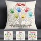 Personalized Grandma Handprint Tree  Pillow