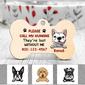 Personalized Dog Mom Christmas Gifts, Dog Mom Call My Humans Bone Pet Tag
