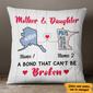 Personalized Bond Long Distance  Pillow