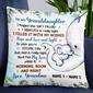 Personalized Mom Grandma Son Grandson Daughter Granddaughter Elephant Birth Annoucement Pillow