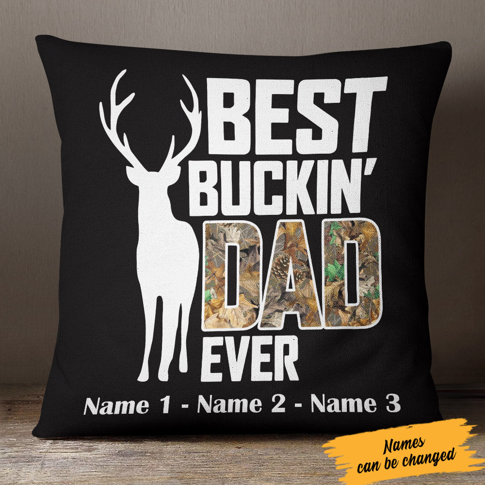 Personalized Dad Hunting FD Pillow - Thegiftio UK