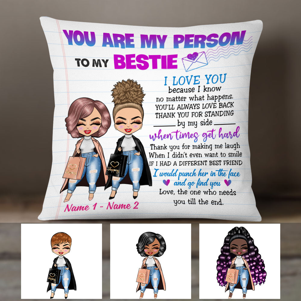 Personalized Friends You Are My Person Pillow - Thegiftio