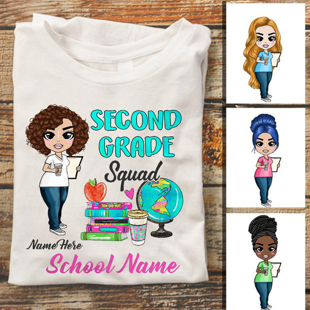 Personalized Back To School Teacher Squad T Shirt