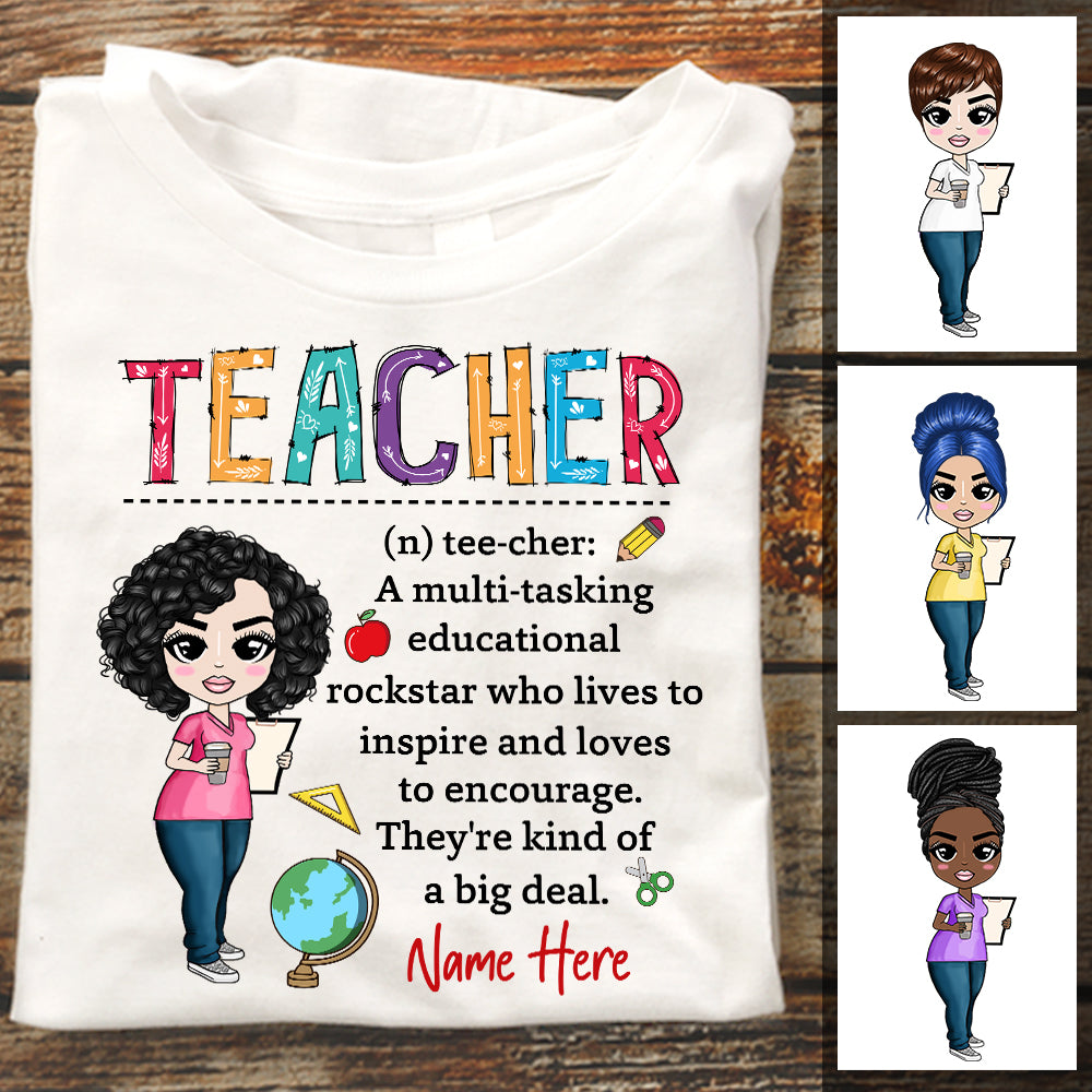 Personalized Teacher Back To School T Shirt