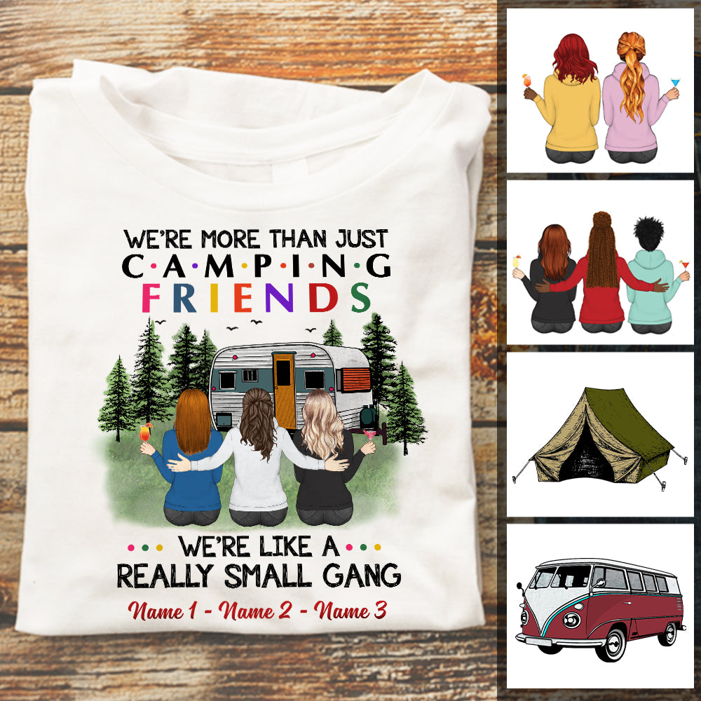 Personalized Friends Camping T Shirt
