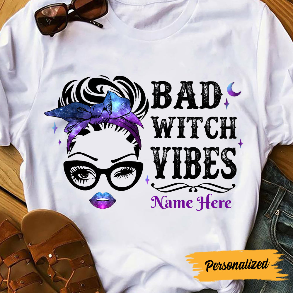 Personalized Witch Fall Halloween T Shirt - Thegiftio UK