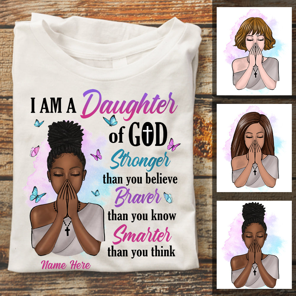 Personalized BWA Daughter Of God T Shirt - Thegiftio UK