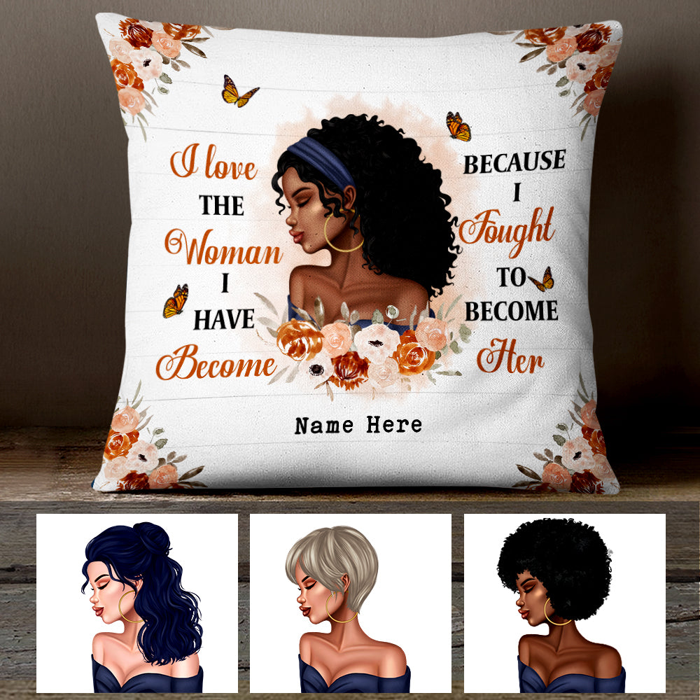 Personalized BWA Girl To Become Her Pillow - Thegiftio UK