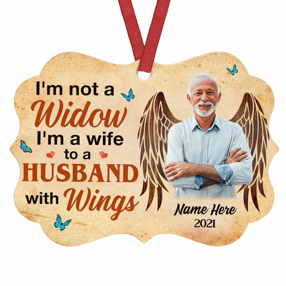 Personalized Photo Husband Wife Memo Benelux Ornament