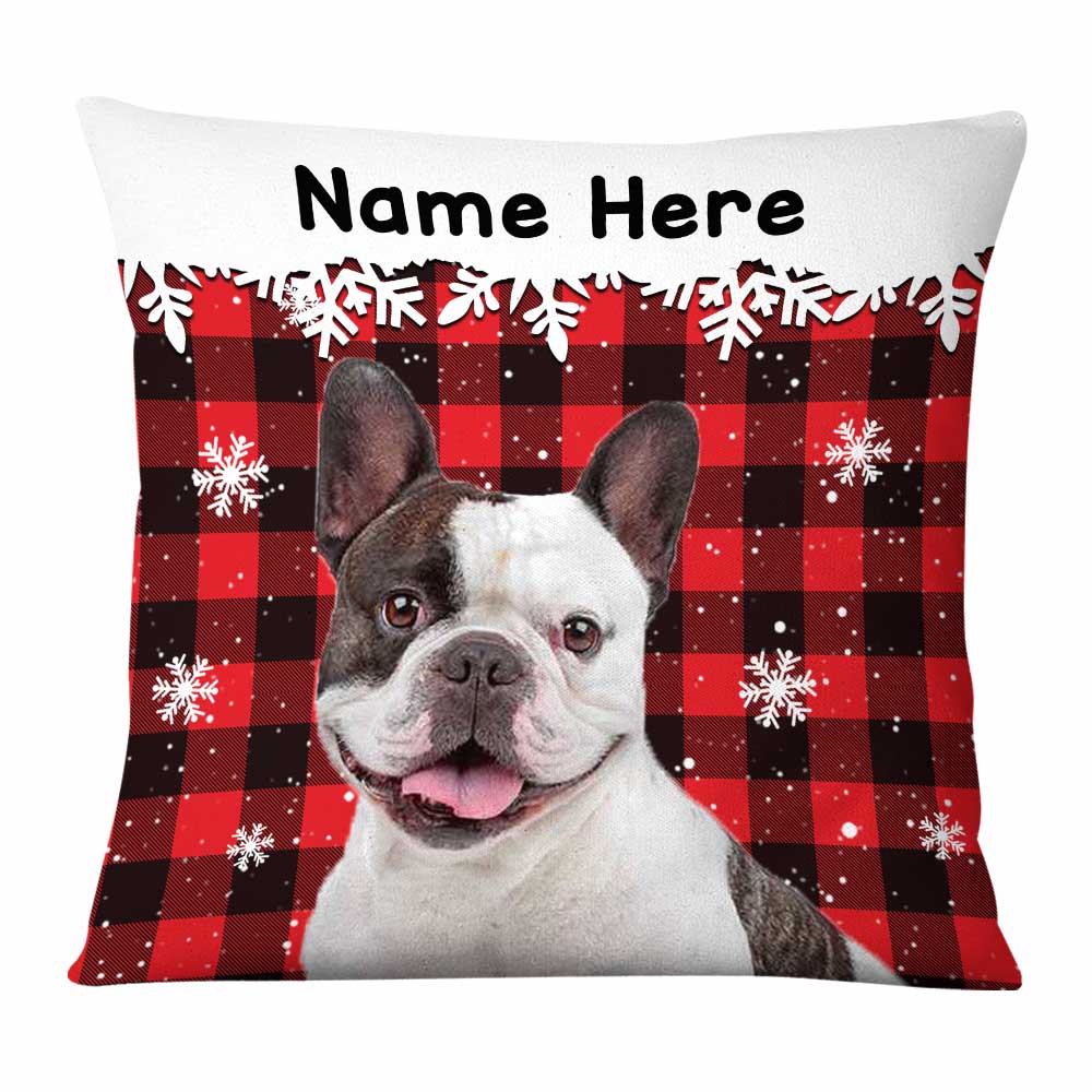 Personalized Dog Cat Christmas Pillow