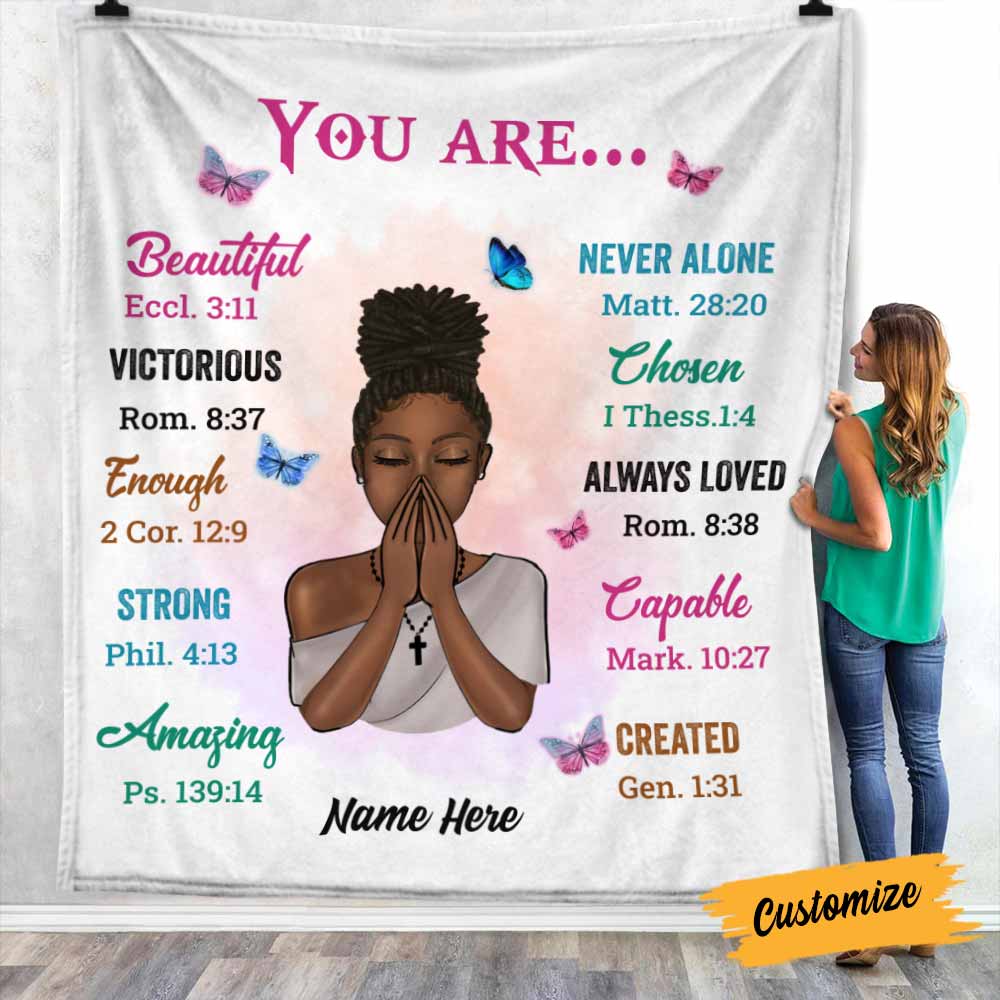 Personalized God You Are Blanket