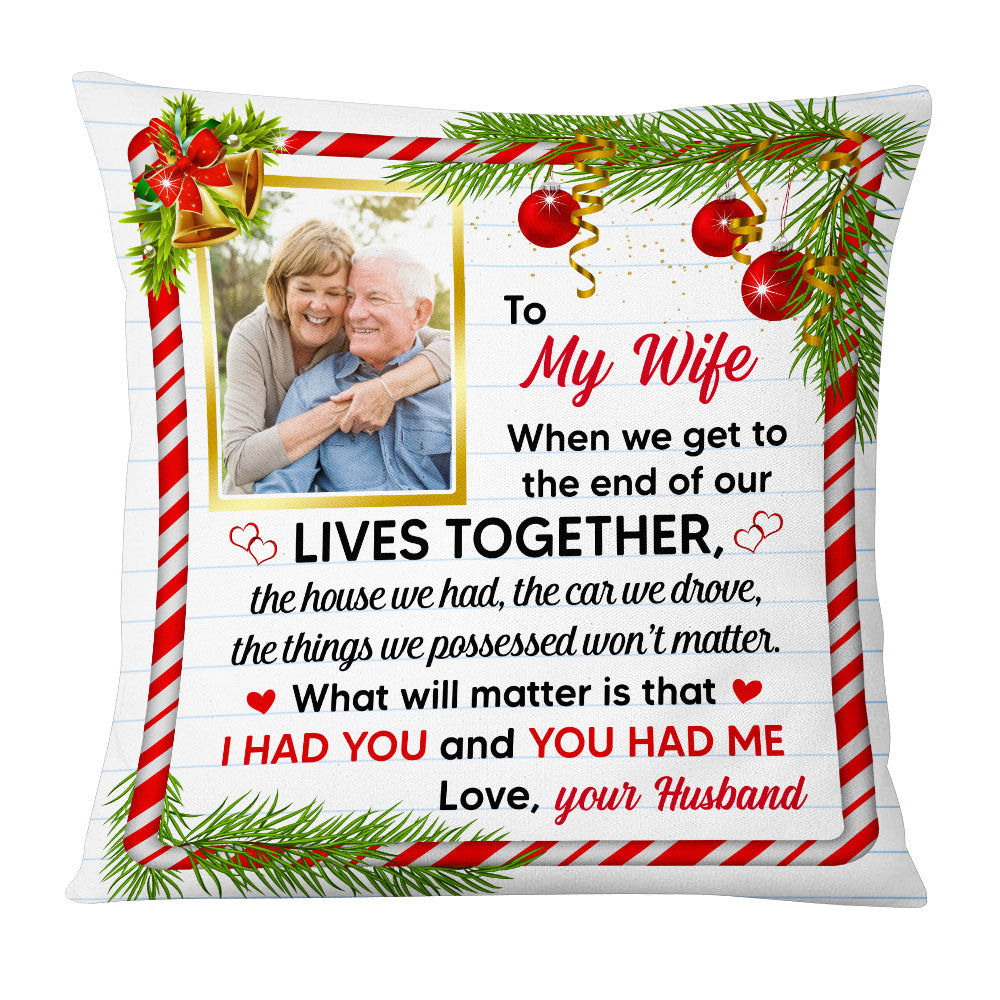 Personalized Christmas Couple Pillow - Thegiftio UK