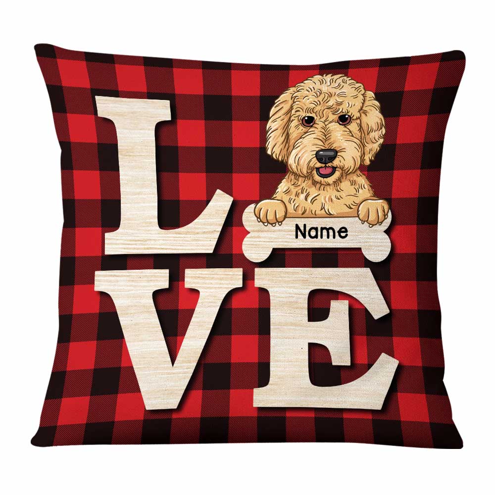 Personalized Dog Love Pillow - Thegiftio UK