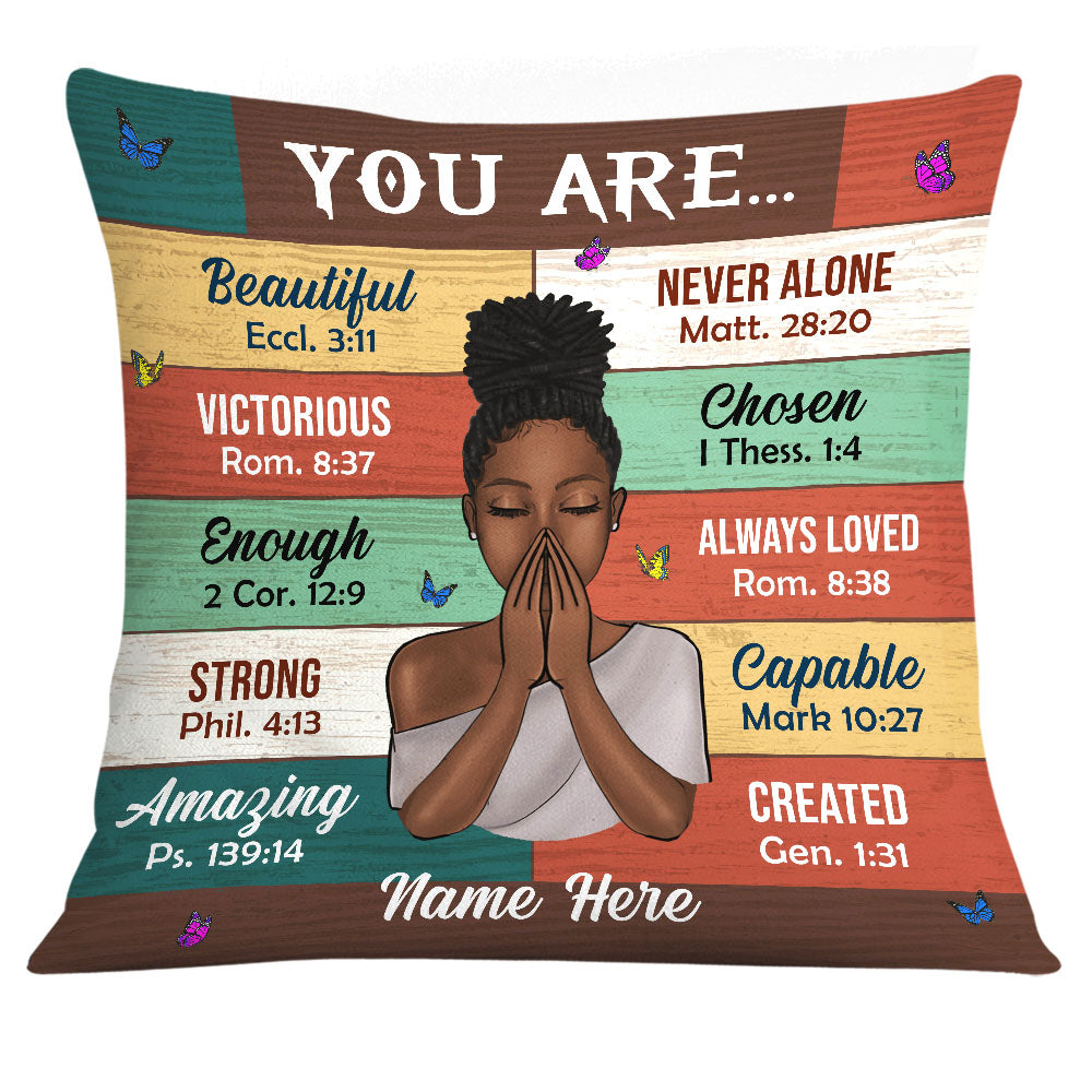 Personalized God You Are BWA Pillow - Thegiftio UK